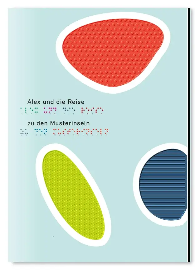 Couverture du volume 1 avec motifs tactiles ovales